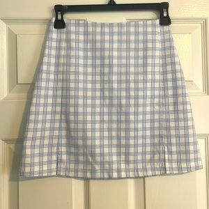 Brandy Melville skirt (Cara style). Blue and white.  XS.